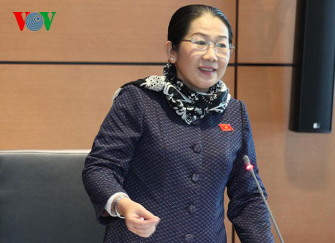 Bà Võ Thị Dung, Phó Bí thư Thành ủy TP. Hồ Chí Minh.