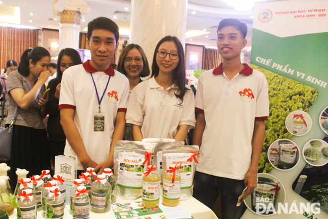 MICWAY project’s probiotic products on display at the International Startup Conference and Exhibition in Da Nang (SURF) 2019