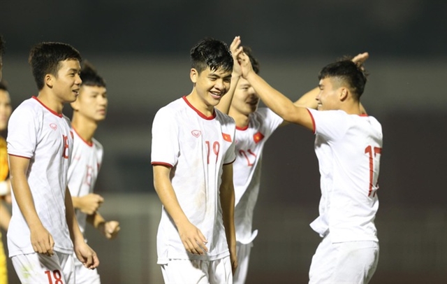 Việt Nam national U19 team. – Photo netnews.vn Read more at http://vietnamnews.vn/sports/538366/viet-nam-u19s-to-compete-in-toulon-tournament-in-france.html#5yEmbVpFOWrz6H2W.99