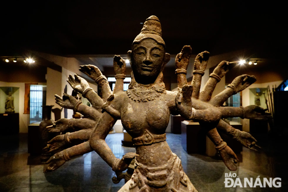 Each of displayed artifacts carries an array of Buddhist stories, legends and beliefs.