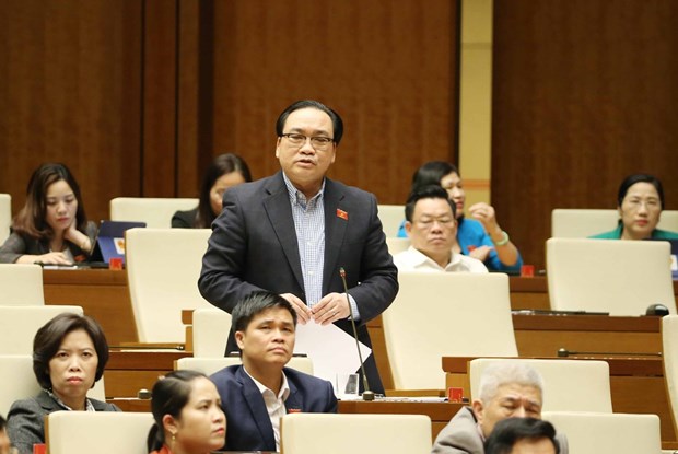 Đại biểu Hoàng Trung Hải, Ủy viên Bộ Chính trị, Bí thư Thành ủy Hà Nội. (Nguồn ảnh: TTXVN)