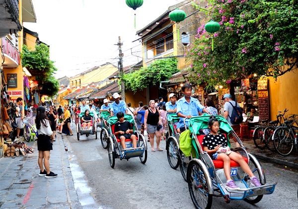 The ancient town of Hoi An in the central province of Quang Nam is a top attraction for tourists.