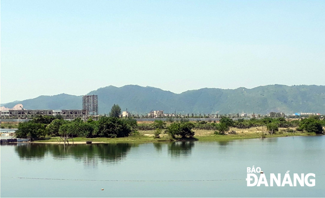 A view of the over 1,800 billion VND technical infrastructure development project at the Thuy Tu urban area located in Lien Chieu District’s Hoa Hiep Nam Ward, developed by the Ha Noi-based FBS company