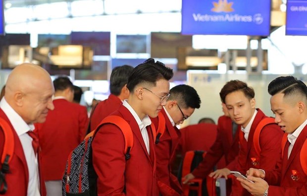 Viet Nam’s sporting delegation leave for SEA Games 30 (Source: VNA)