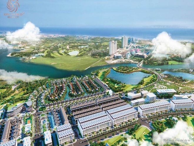 One World Regency sở hữu vị trí đắc địa mặt tiền sông Cổ Cò, nối thẳng ra biển Đà Nẵng.