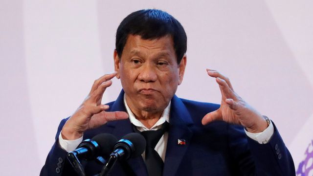 Tổng thống Philippines Rodrigo Duterte (Ảnh: Reuters)