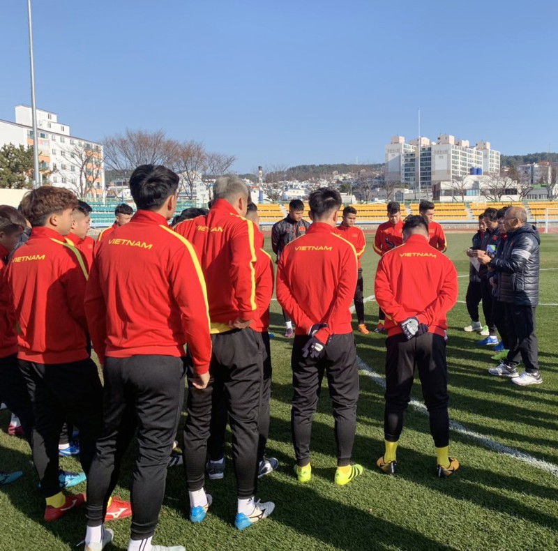 U23 Việt Nam nhận tin cực vui ở chuyến tập huấn tại Hàn Quốc