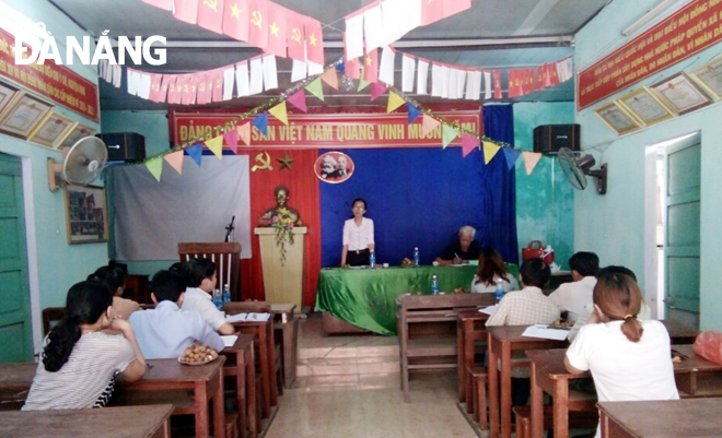 Đảng ủy phường Hòa Khánh Nam triển khai công tác kiểm tra, giám sát tại Chi bộ Chơn Tâm 1A5.      