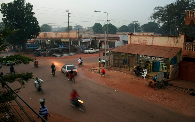 Đường phố ở Burkina Faso. (Nguồn: telegraph.co.uk)