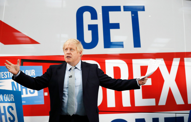 Thủ tướng Anh Boris Johnson cho rằng, sẽ không ai tranh cãi về Brexit sau ngày 31-1-2020. Ảnh: Getty Images