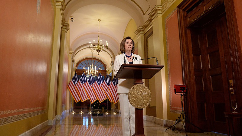 Chủ tịch Hạ viện Mỹ Nancy Pelosi. Ảnh: Reuters