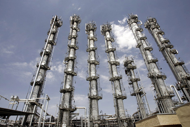 Nhà máy nghiên cứu nước nặng Arak, cách thủ đô Tehran của Iran 320km về phía nam. 					                              Ảnh: AP