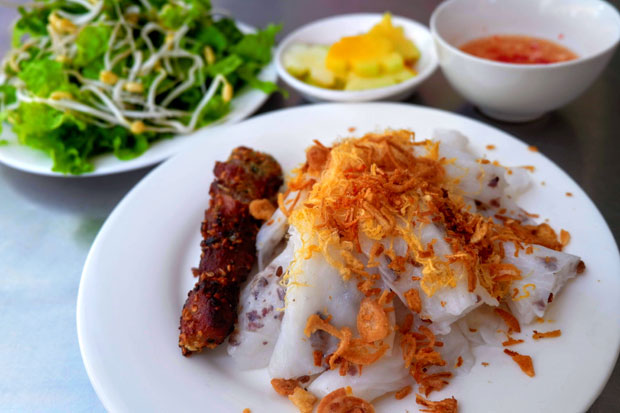 Mouth-watering dish of Tho Truong ‘banh cuon’