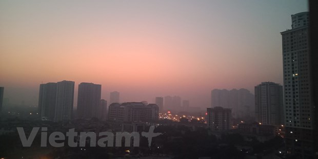 Có những thời điểm, chất lượng không khí tại một số điểm ở thành phố Hà Nội lên tới ngưỡng 