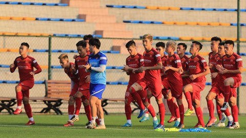 Vietnam are currently in the Republic of Korea for a 10-day training camp to prepare for the continental competition. (Photo: bongdaplus)