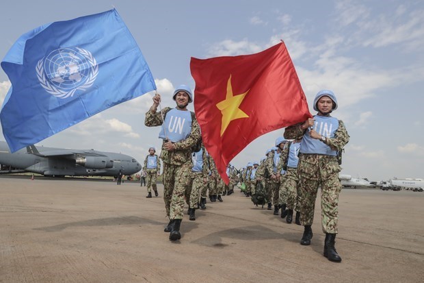 Vietnamese staff in South Sudan (Photo: VNA)