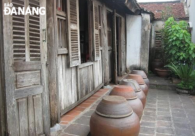 An ancient house at the Phong Nam Village