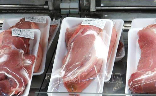 Giá thịt lợn trên thị trường Thừa Thiên - Huế bình quân là 170.000 đồng/kg. Ảnh minh họa: Võ Dung/TTXVN