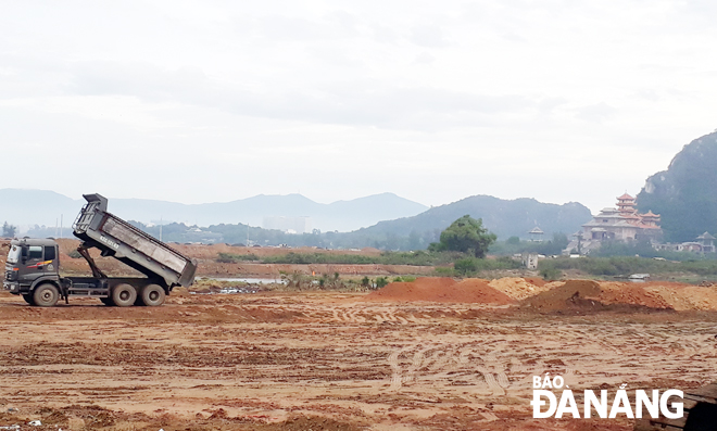 A new urban area project is underway in Ngu Hanh Son District