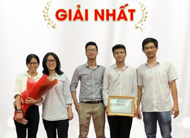 Đề tài của nhóm sinh viên Trường Đại học Kinh tế - Đại học Đà Nẵng đã đoạt giải nhất lĩnh vực kinh tế, giải thưởng sinh viên nghiên cứu khoa học Euréka-2019.  					                 Ảnh: Nhóm nghiên cứu cung cấp