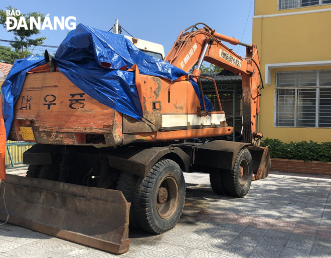 Vụ bắt giữ xe múc của Công ty Hồng Hoa Long: Doanh nghiệp nộp đơn kiện UBND phường Hòa Hiệp Bắc
