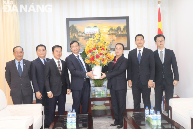 Lãnh đạo thành phố chúc Tết Tổng Lãnh sự quán Trung Quốc tại Đà Nẵng