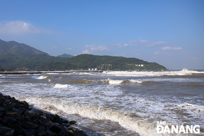 An area designated for building the Lien Chieu Port 