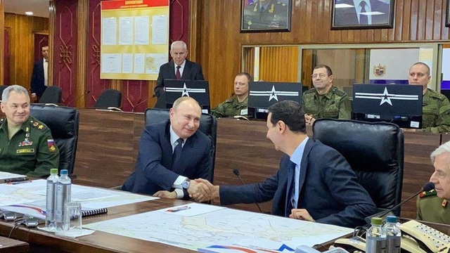 Tổng thống Nga Vladimir Putin và người đồng cấp Syria Bashar Assad (Ảnh: Instagram)