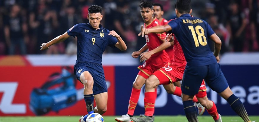  U23 Thái Lan đã nhập cuộc với quyết tâm giành chiến thắng rất cao. (Nguồn: AFC)