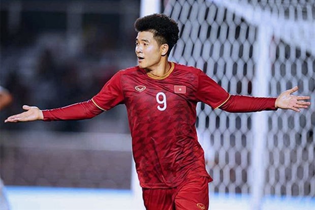 Striker Ha Duc Chinh (Photo: vietnamnet.vn)