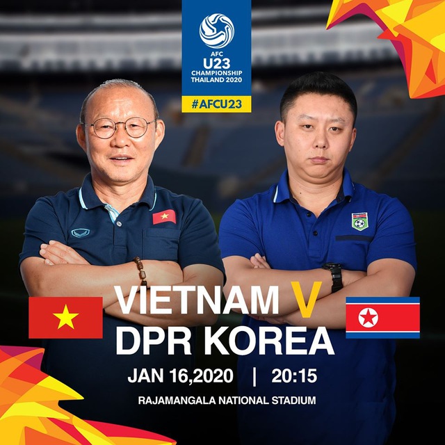U23 Việt Nam và U23 Triều Tiên sẽ đối đầu với nhau ở trận đấu cuối cùng ở bảng D vòng bảng U23 châu Á.