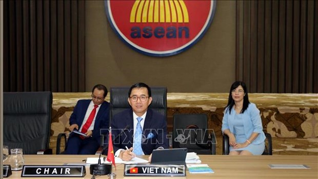 Ambassador Tran Duc Binh, head of Vietnam’s permanent delegation to ASEAN and Chairman of the ASEAN IPR’s Governing Council. (Photo: VNA)