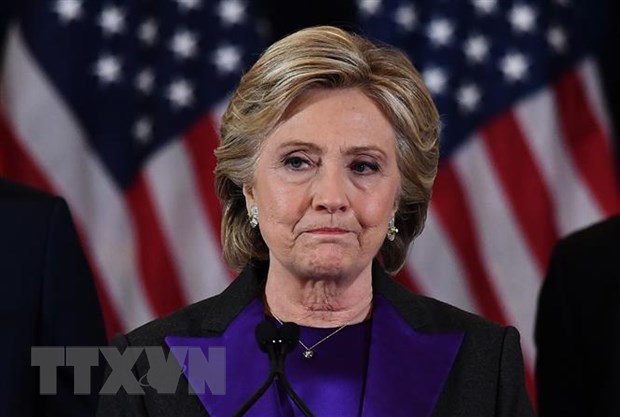 Cựu Ngoại trưởng Mỹ Hillary Clinton tại một sự kiện ở New York, tháng 11-2016. (Ảnh: AFP/TTXVN)