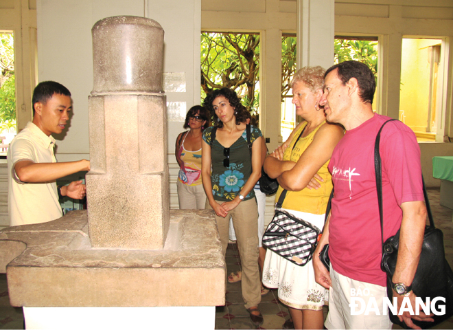 Visitors at the museum