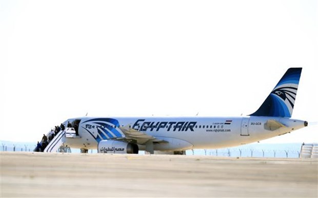Máy bay của Hãng hàng không EgyptAir. (Nguồn: AFP/ TTXVN)