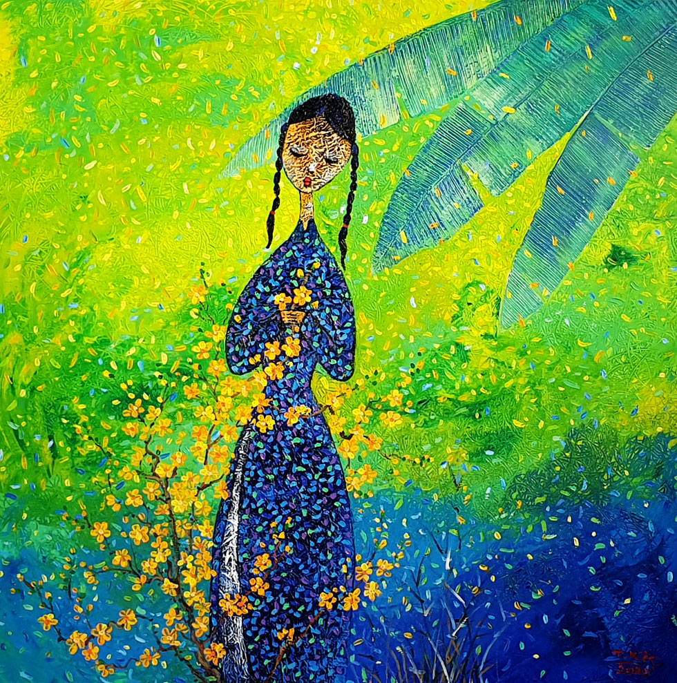 ‘Nang Xuan’ (Spring lady) by Nguyen Tan Kiet