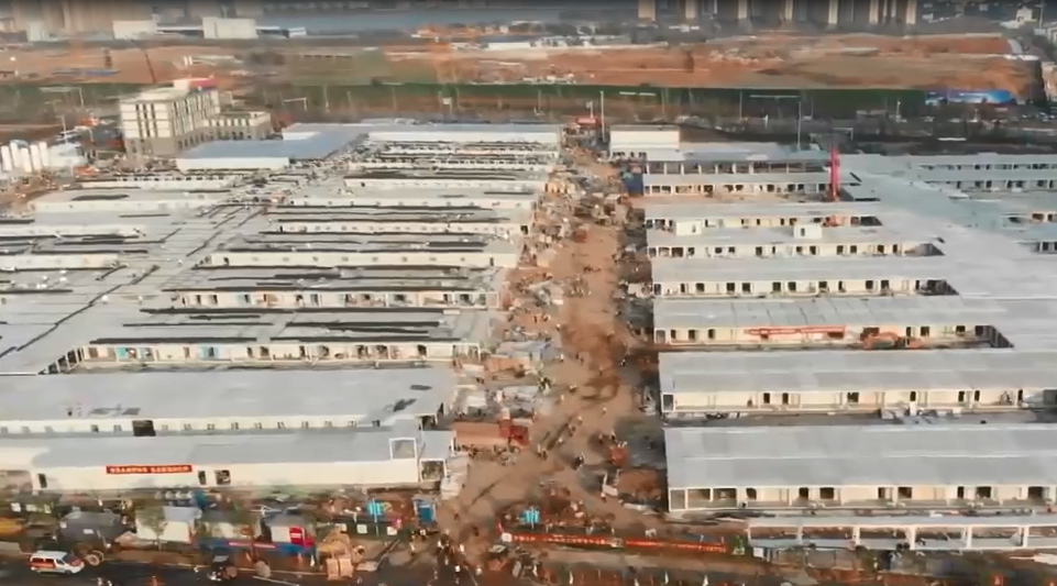 Trung Quốc: Thêm 1 bệnh viện xây dựng chỉ trong gần 2 tuần