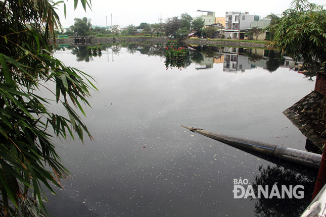 Nạo vét hồ Bàu Trảng kết hợp xử lý ô nhiễm tổng thể