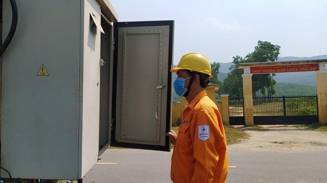 Sẵn sàng bảo đảm điện phục vụ khu cách ly phòng dịch Covid-19 tại Đồng Nghệ