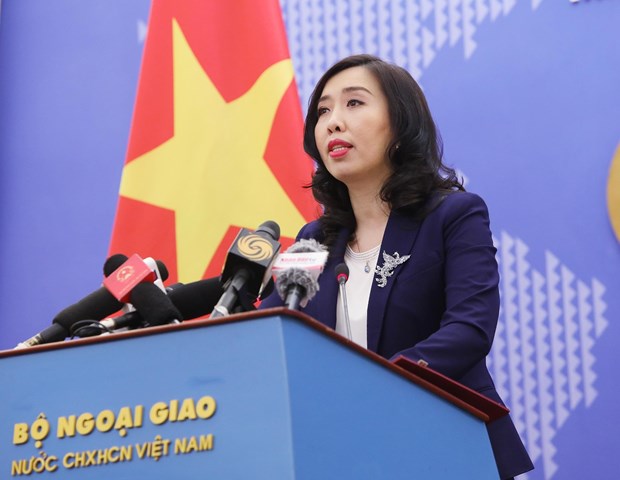 Spokeswoman of the Ministry of Foreign Affairs Le Thi Thu Hang (Photo: VNA)