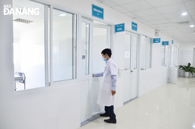 The well-ventilated hospital rooms meet all medical requirements