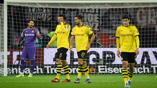 Dortmund nhận thất bại ở vòng 21. (Nguồn: AFP)