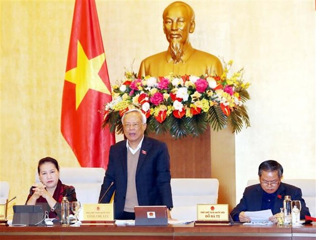 Phó Chủ tịch Quốc hội Uông Chu Lưu phát biểu. (Ảnh: Trọng Đức/TTXVN)