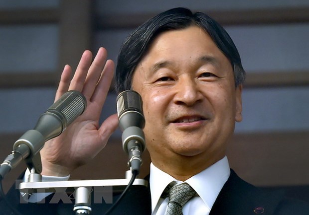 Nhật hoàng Naruhito phát biểu trước đám đông người dân trong thông điệp mừng Năm Mới 2020 tại Hoàng Cung ở Tokyo ngày 2/1 vừa qua. (Ảnh: AFP/TTXVN)