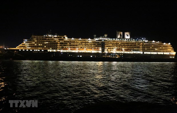 A temporary ban has been imposed on all international cruise ships that departed or transited from any ports in China from docking in Malaysia. (Photo: Xinhua/VNA)