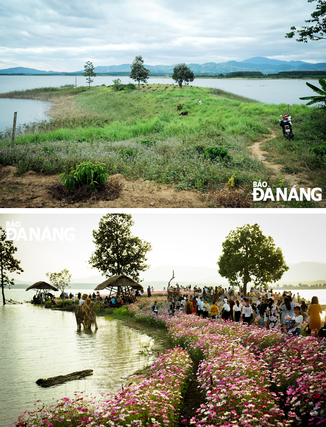 A strip of pristine land jutting out the Plei Kroong hydropower reservoir is now turned into an inviting community-based eco-tourism area