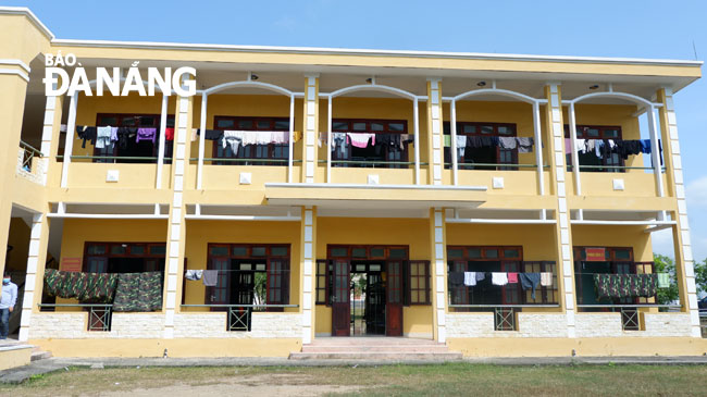 Covering an area of 6ha, the Dong Nghe Training Centre has 3 accomodation buildings