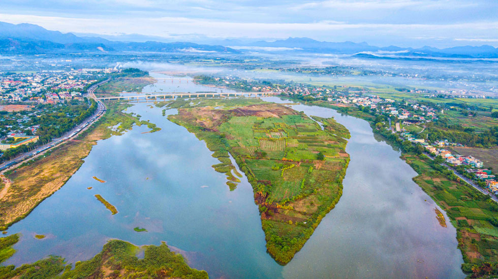 The Tra Khuc River in Quang Ngai City