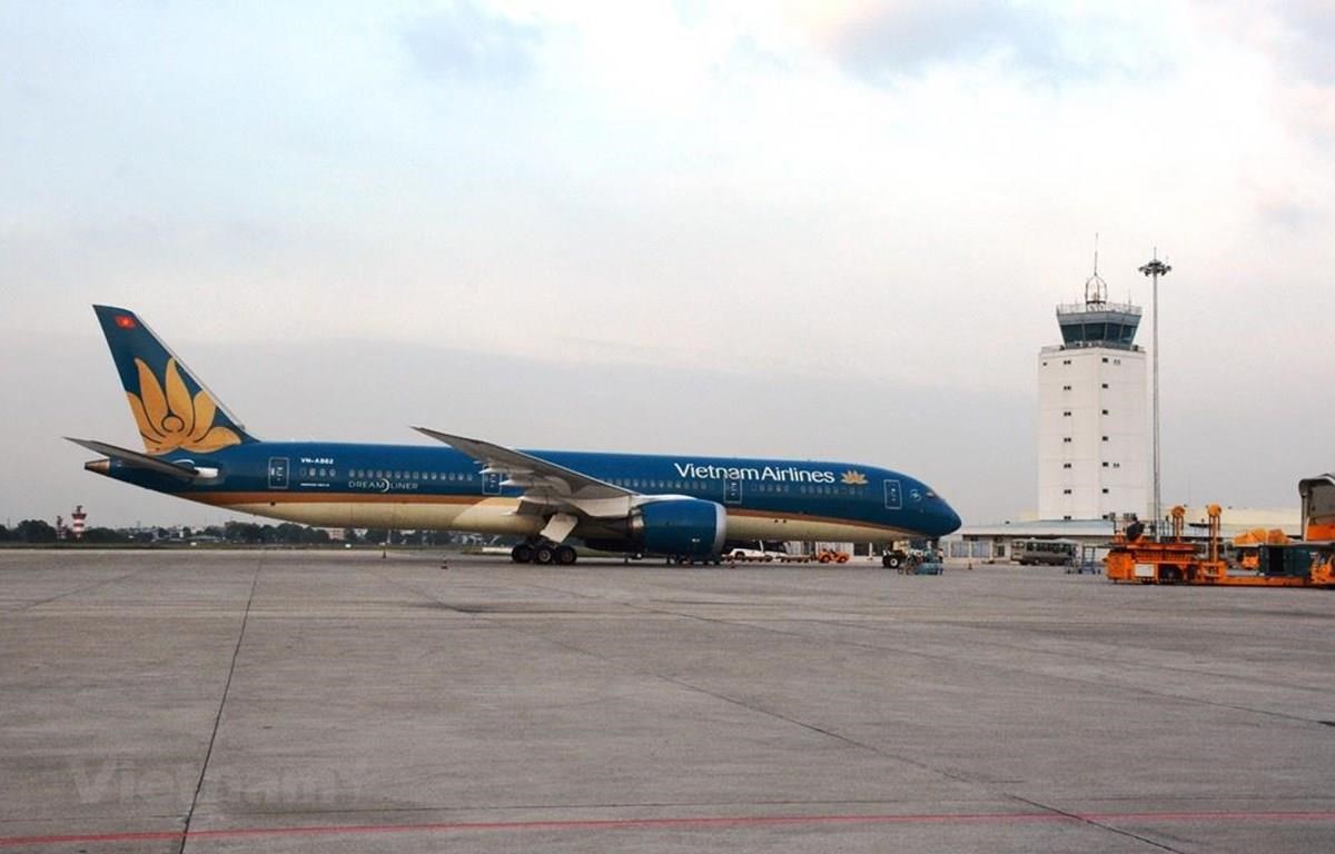Vietnam Airlines có 100 máy bay nhưng có tới 40 chiếc đang phải “đắp chiếu” do ảnh hưởng nghiêm trọng của dịch COVID-19. (Ảnh: Việt Hùng/Vietnam+)