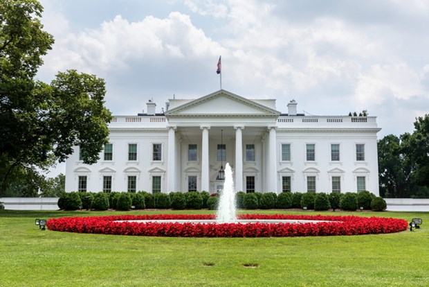 Quang cảnh bên ngoài Nhà Trắng của Mỹ. (Ảnh: The White House)